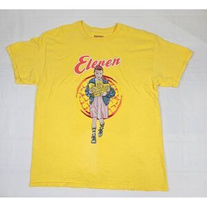 Stranger Things x Kellogg's T-Shirt Mens Large. Eleven Colab‎ Yellow Tee